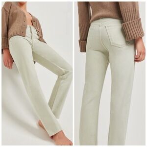 B SIDES Straight Leg Tapered Jeans Size 26 Organic Cotton Made In USA